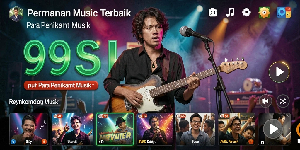 Tangkapan layar gameplay <strong>99SL</strong> menunjukkan antarmuka interaktif dan pilihan lagu.