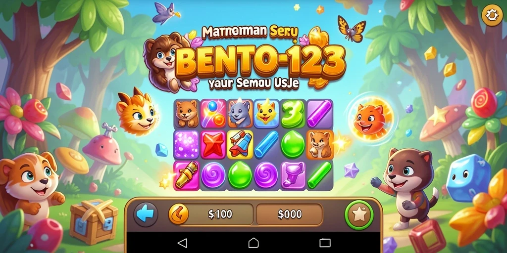 Screenshot BENTO123 menampilkan gameplay seru dan grafis menarik.