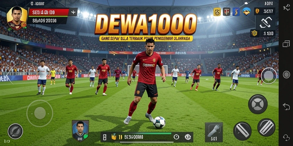Tampilan gameplay DEWA1000 yang menakjubkan dan mendebarkan.