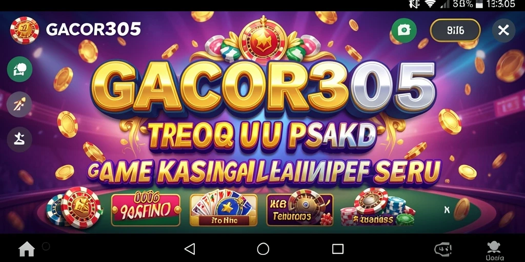 Tampilan gameplay menarik dari GACOR305 yang penuh aksi kasino.