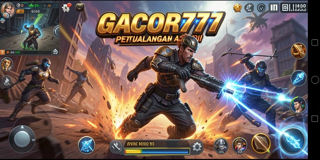 Gameplay seru GACOR777 menampilkan aksi mendebarkan.