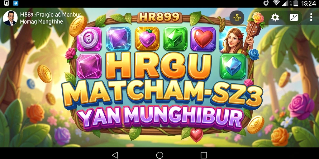 Tampilan gameplay HR89 yang penuh warna dan menarik.