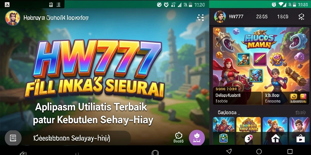 Tampilan pengguna HW777 yang intuitif dan memudahkan pengaturan tugas.