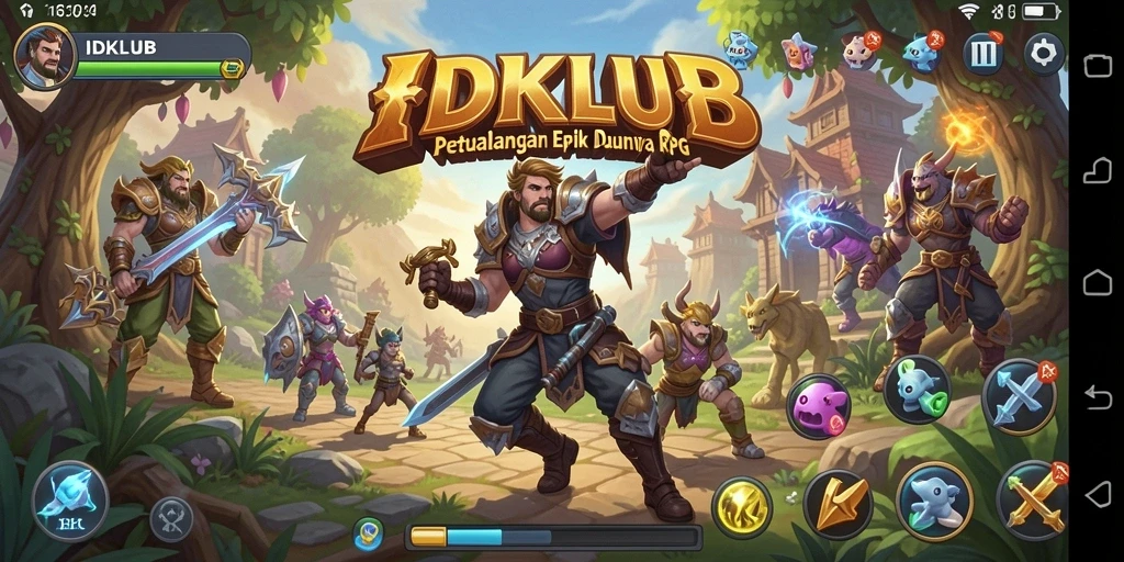 Gameplay seru dan mendebarkan dalam dunia RPG IDKLUB.
