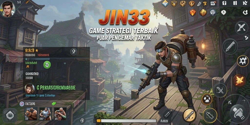 Tampilan gameplay JIN33 yang menegangkan dan strategis.