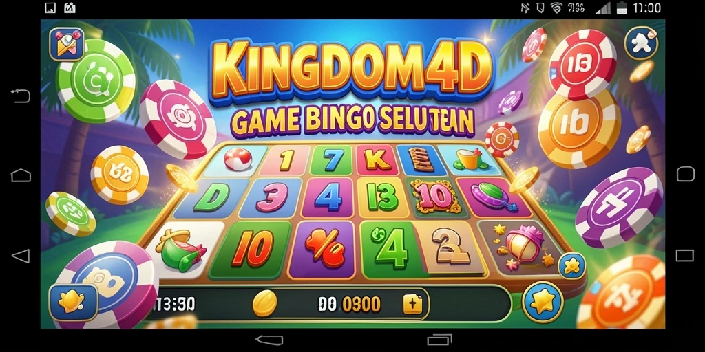 Tampilan gameplay Bingo yang seru di KINGDOM4D.