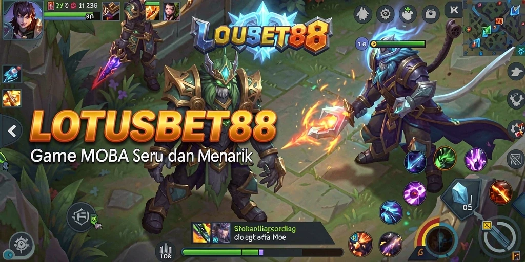 Tangkapan layar menunjukkan aksi seru dalam pertarungan LOTUSBET88.