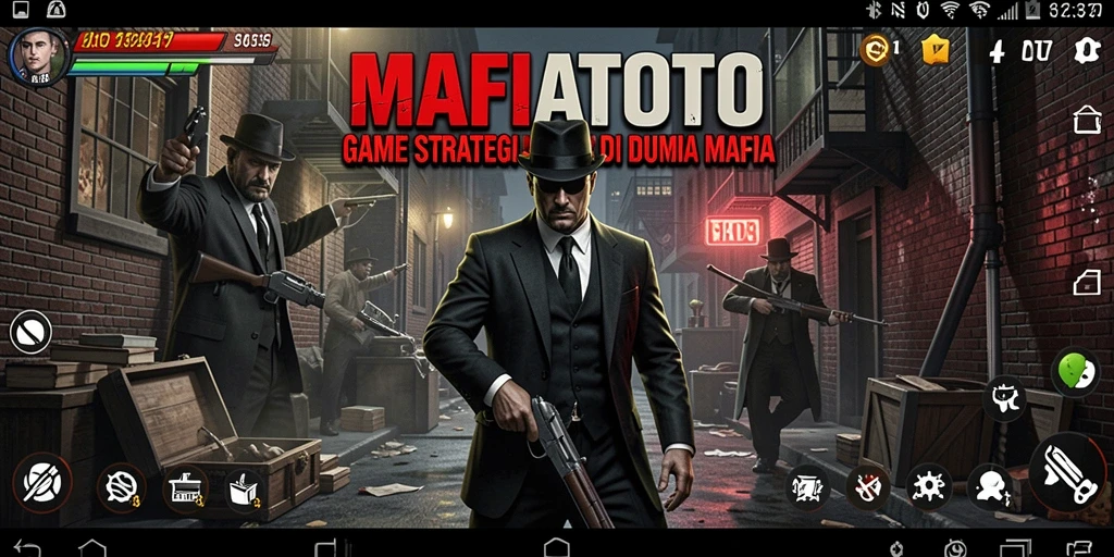 Tangkapan layar MAFIATOTO menampilkan aksi strategis di dunia mafia.