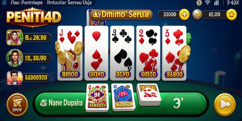 Tampilan gameplay seru dan interaktif di PENITI4D.