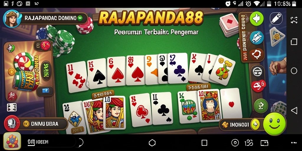 Screenshot menunjukkan gameplay seru dari RAJAPANDA88