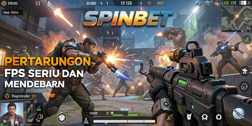 Screenshot menampilkan aksi menegangkan dalam gameplay FPS.