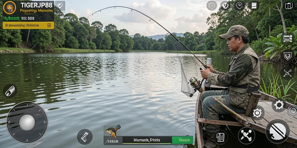 TIGERJP88 menampilkan gameplay memancing yang menarik dan seru.