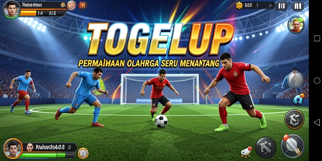 Tampilan gameplay TOGELUP yang seru dan menantang.
