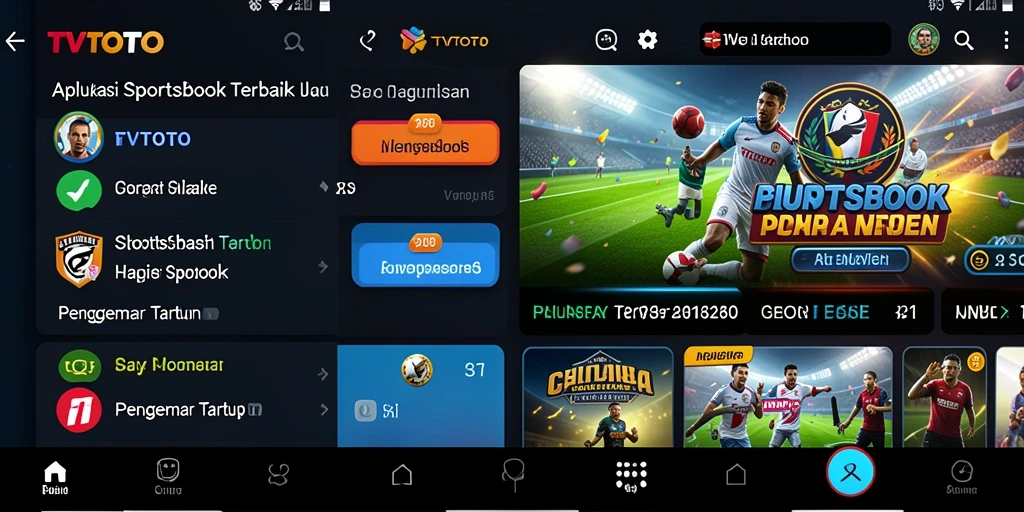 Screenshot TVTOTO menampilkan tampilan antarmuka taruhan yang menarik.